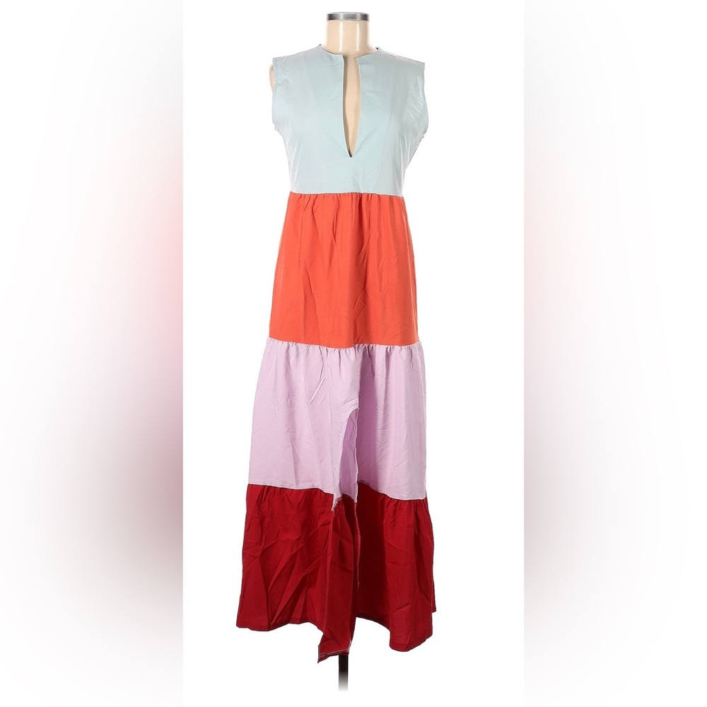 Thrifted colorful maxi dress